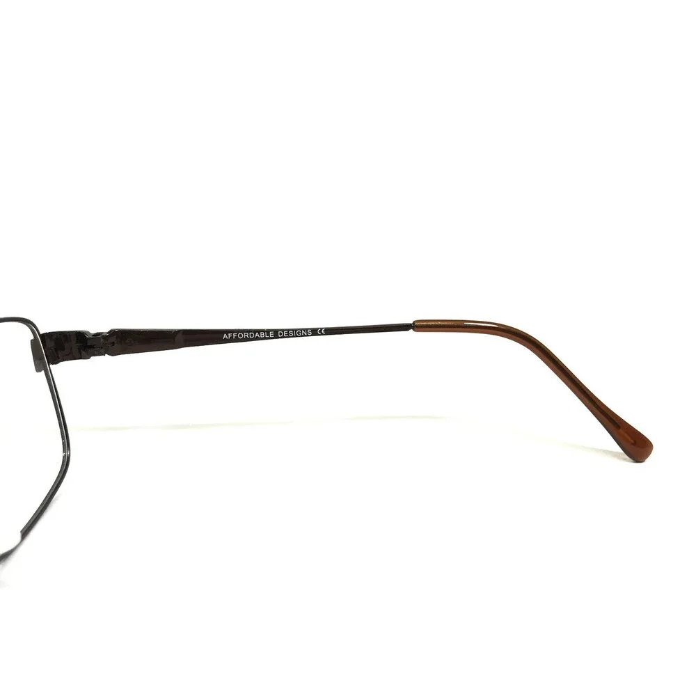 Affordable Design Eyeglasses Frames CYD BROWN Cat Eye Wire Rim 56-17-140